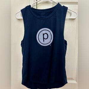 Pure Barre logo Xs Navy Tank Top